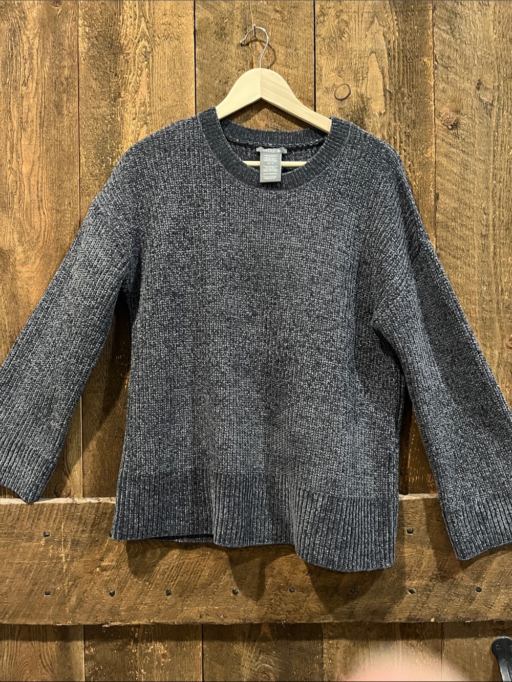 Matty M Heather Charcoal Gray Crewneck Sweater